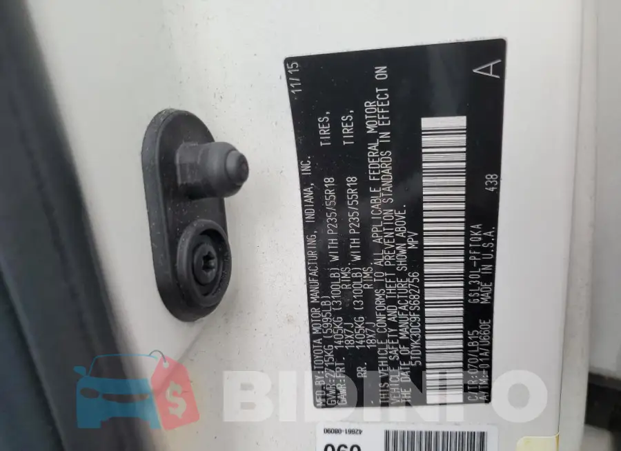 5TDYK3DC9FS682756 Photo# 13