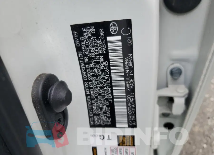 JTDKARFU1L3106545 Photo# 13