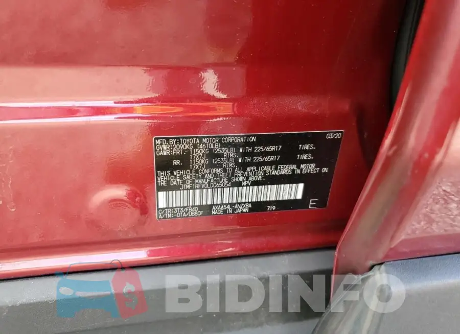 JTMF1RFV0LD065054 Photo# 12
