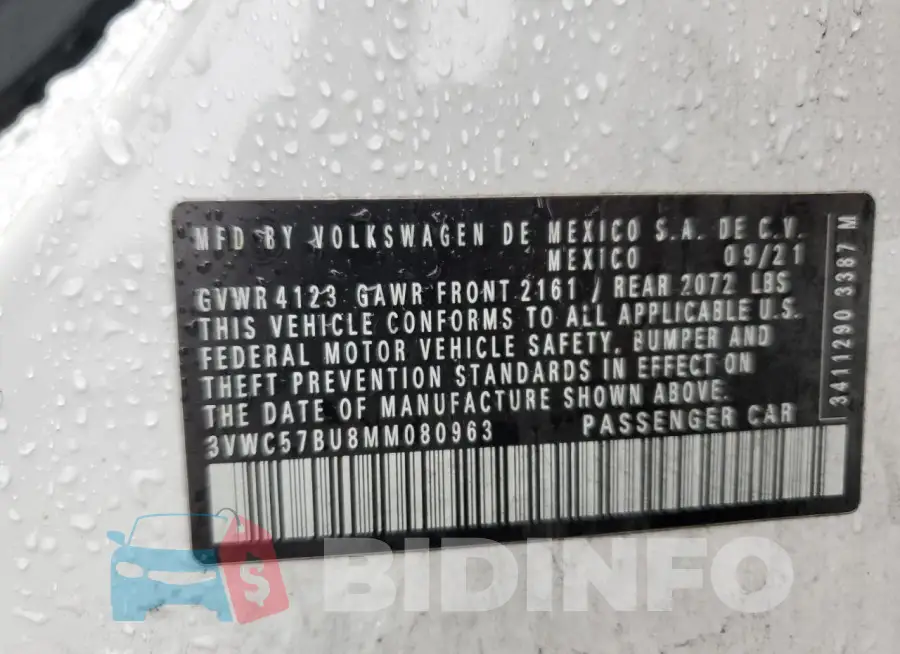 3VWC57BU8MM080963 Photo# 12