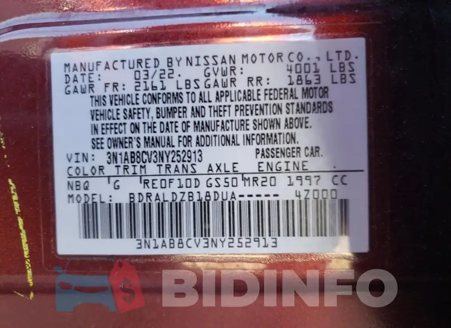 3N1AB8CV3NY252913 Photo# 12