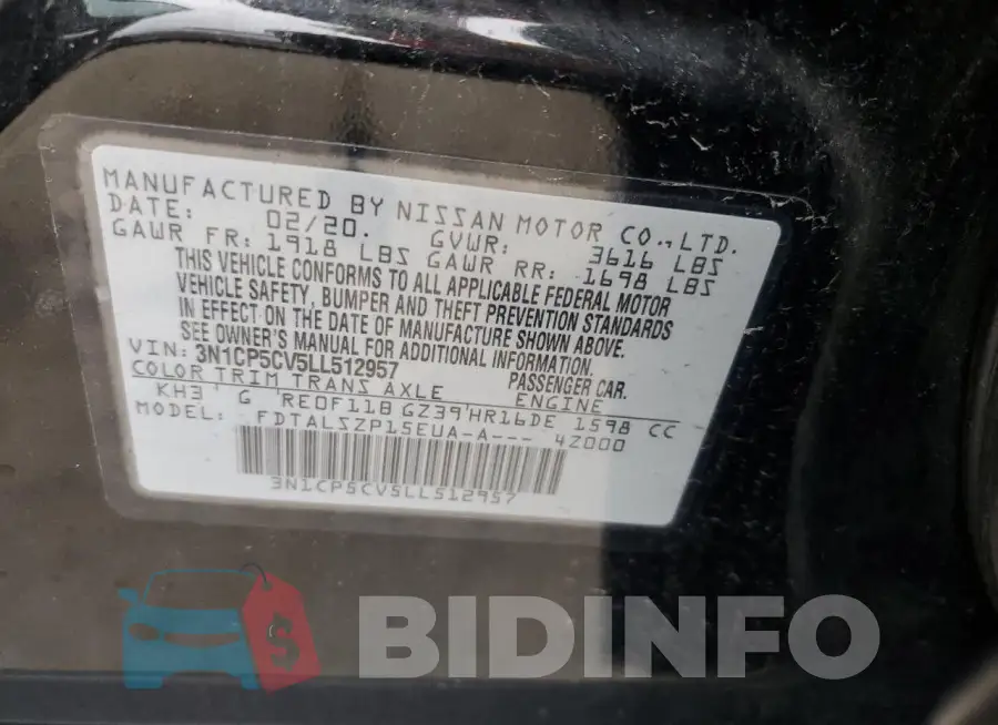 3N1CP5CV5LL512957 Photo# 12