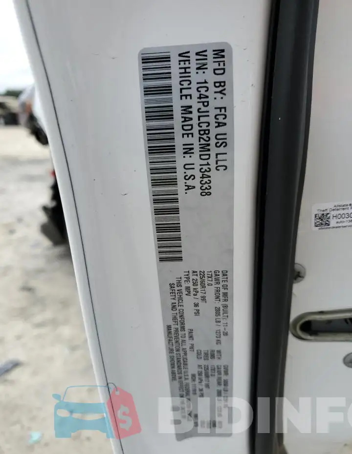 1C4PJLCB2MD134338 Photo# 14