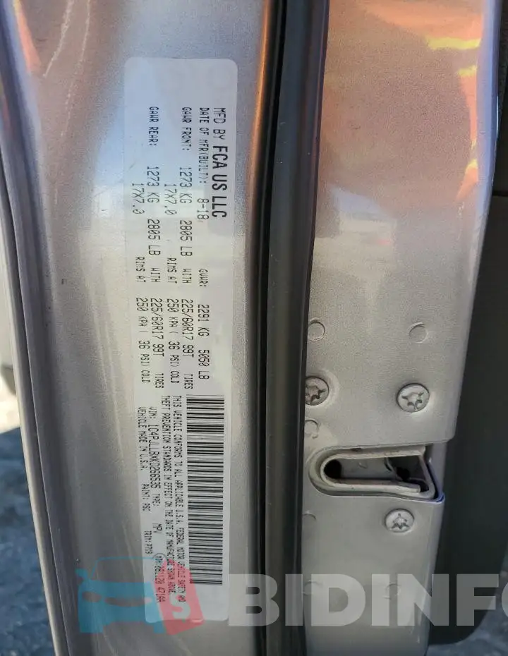 1C4PJLLBXKD266535 Photo# 13