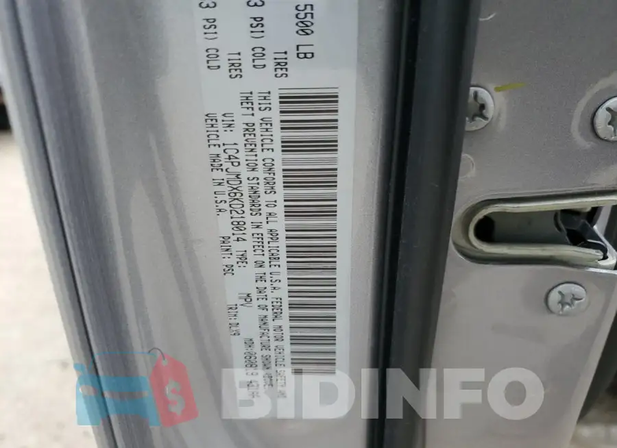 1C4PJMDX6KD218014 Photo# 13
