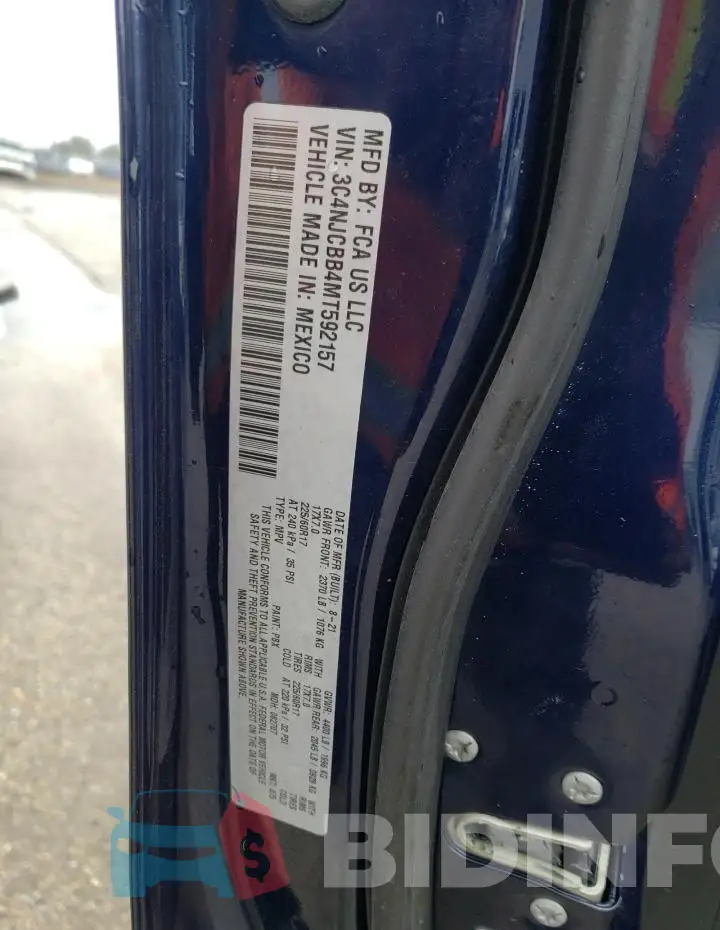 3C4NJCBB4MT592157 Photo# 13