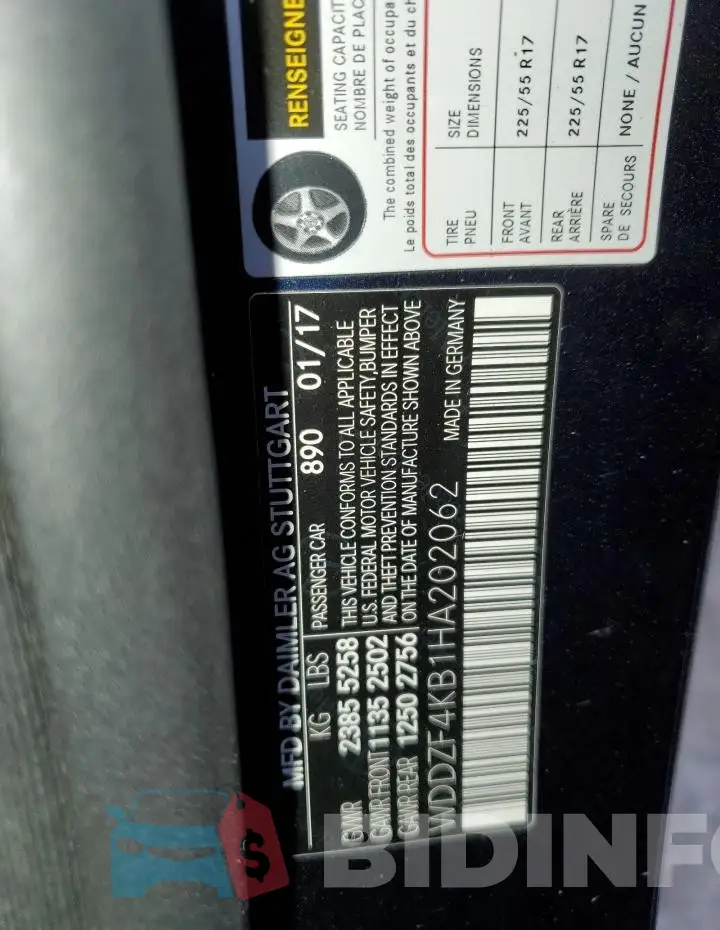 WDDZF4KB1HA202062 Photo# 12