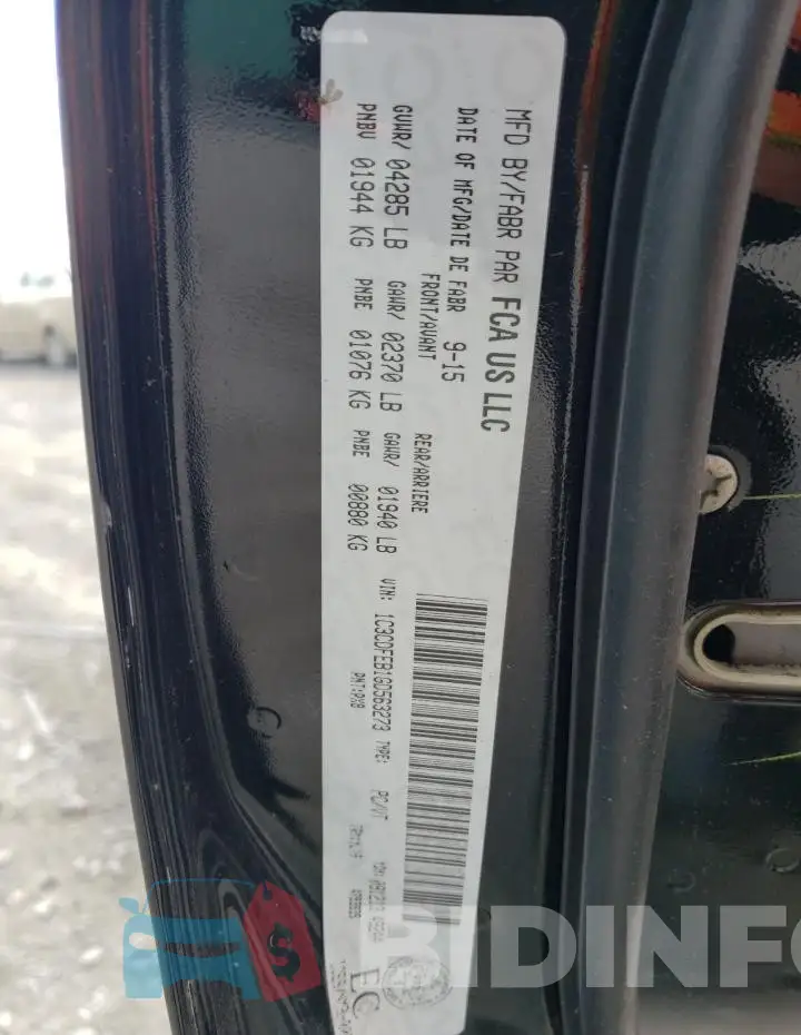 1C3CDFEB1GD563273 Photo# 13
