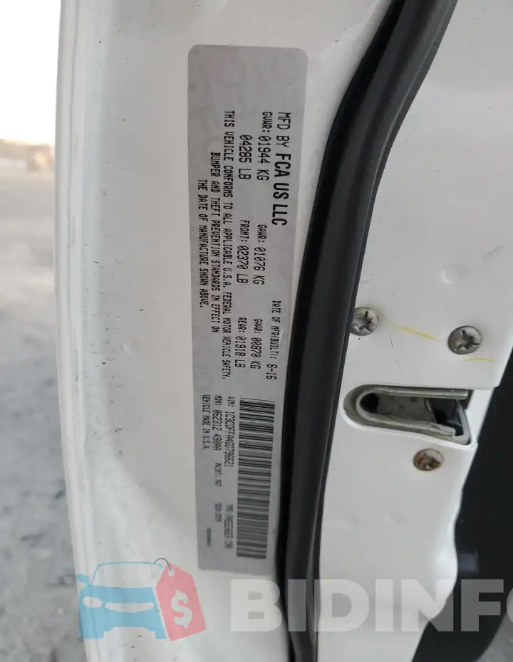 1C3CDFFA4GD796621 Photo# 12