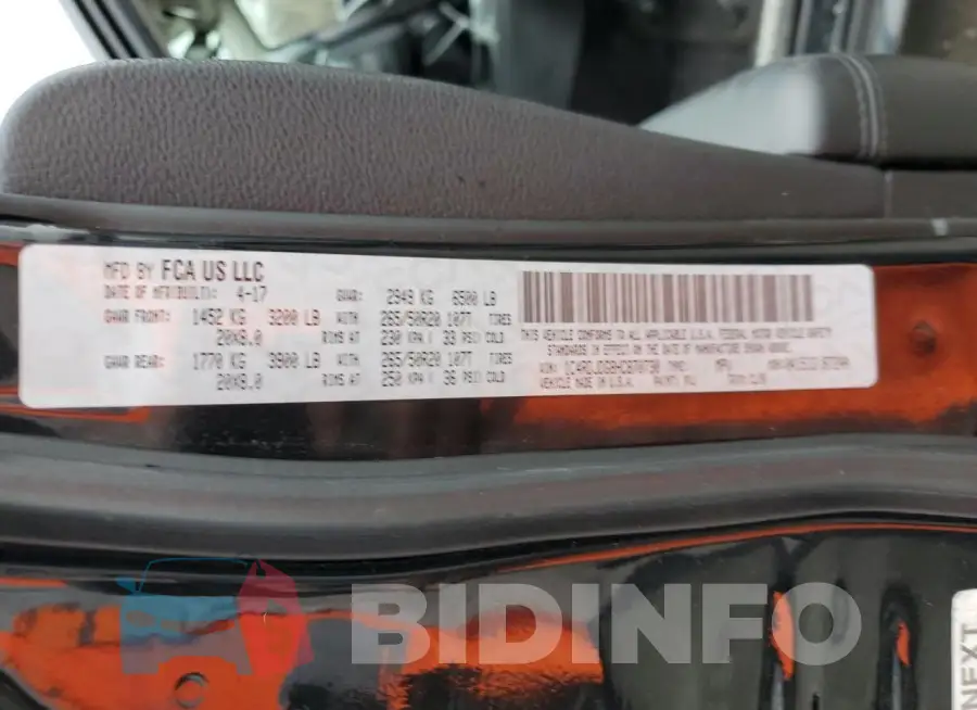 1C4RDJDG8HC870730 Photo# 14