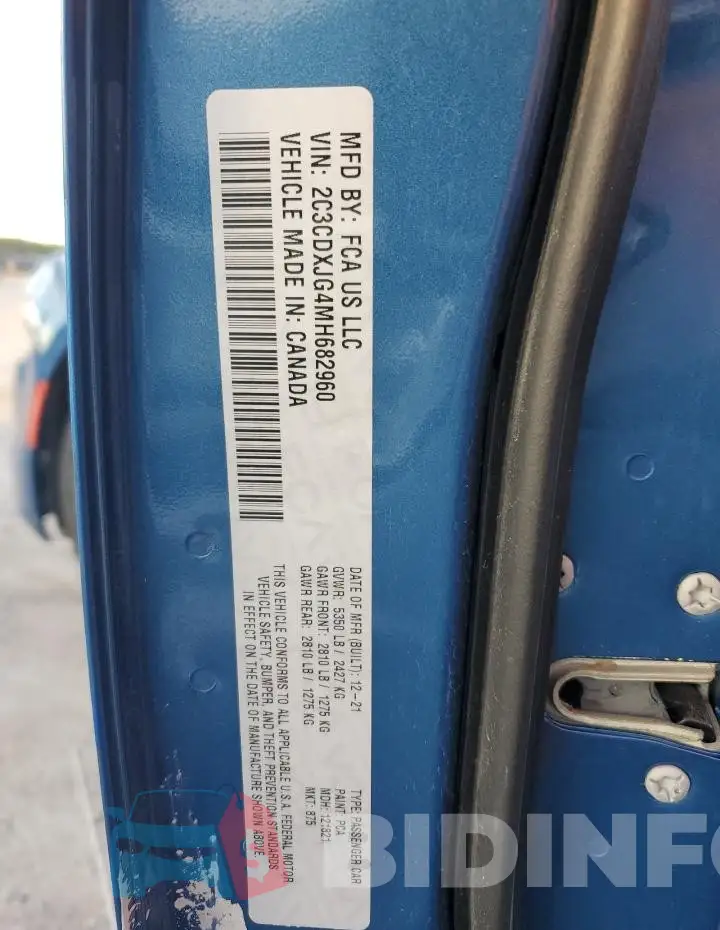 2C3CDXJG4MH682960 Photo# 12