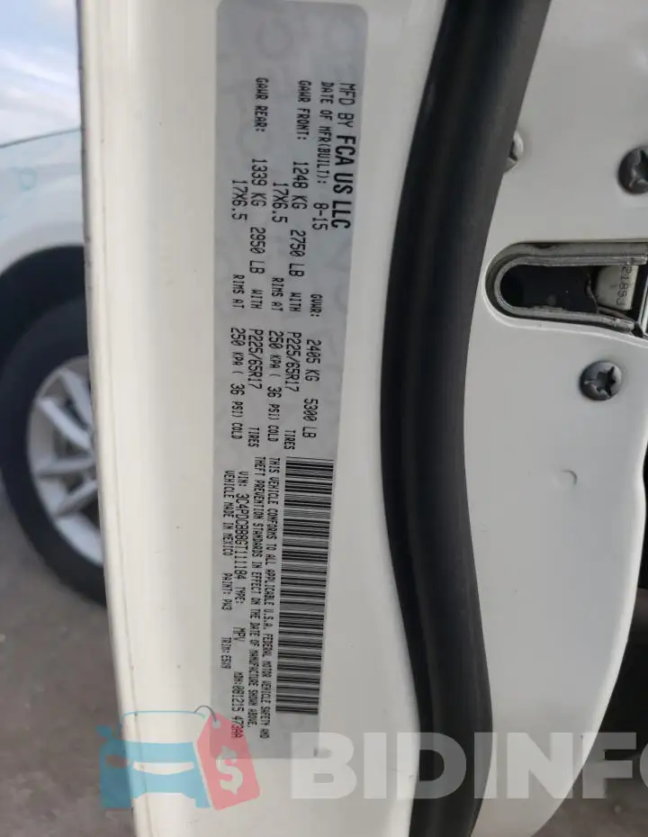 3C4PDCBB8GT111184 Photo# 12