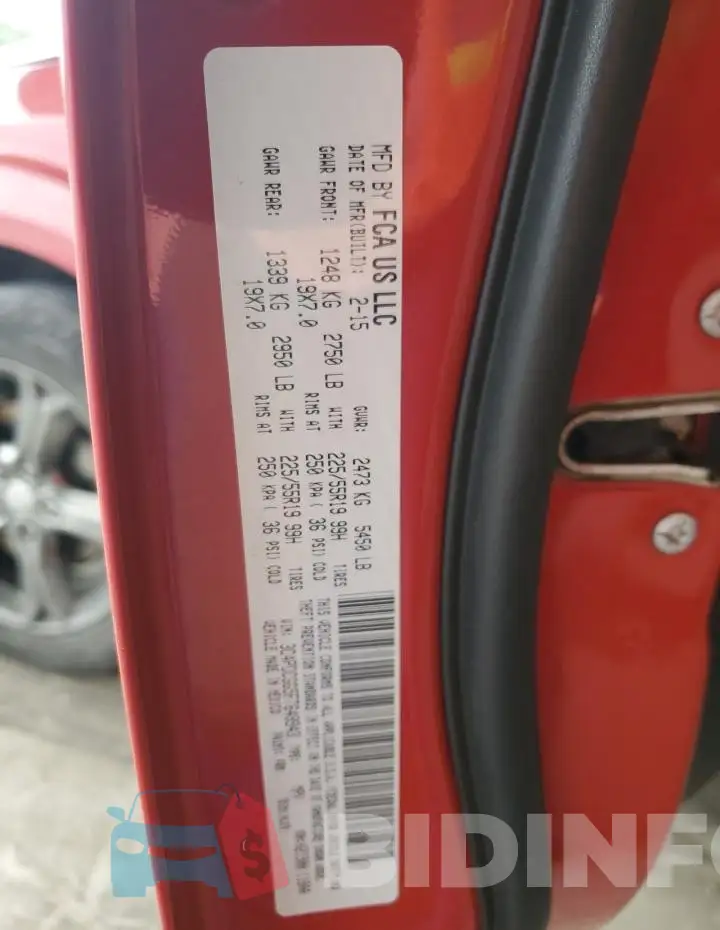 3C4PDCGG5FT649943 Photo# 14