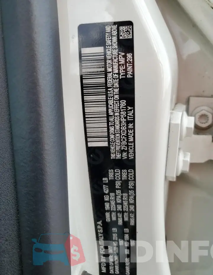 ZFBCFXDB3HP581760 Photo# 12
