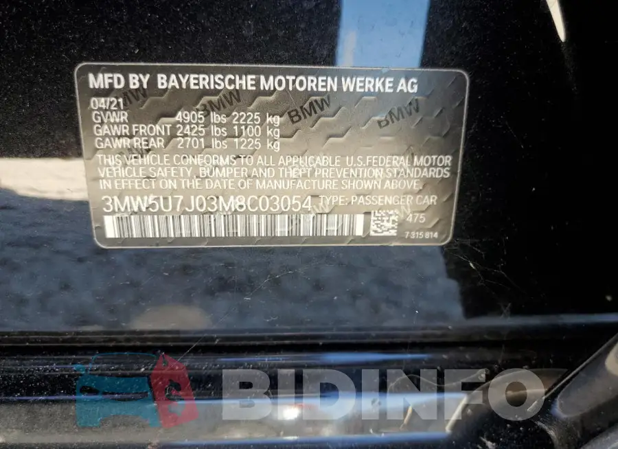 3MW5U7J03M8C03054 Photo# 10