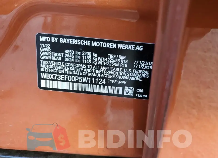 WBX73EF00P5W11124 Photo# 13