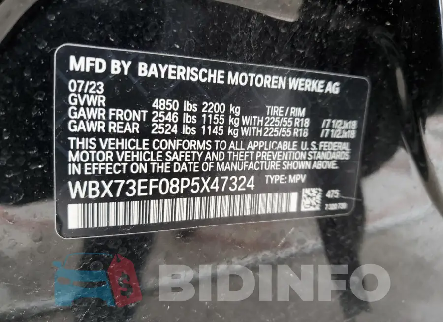 WBX73EF08P5X47324 Photo# 14