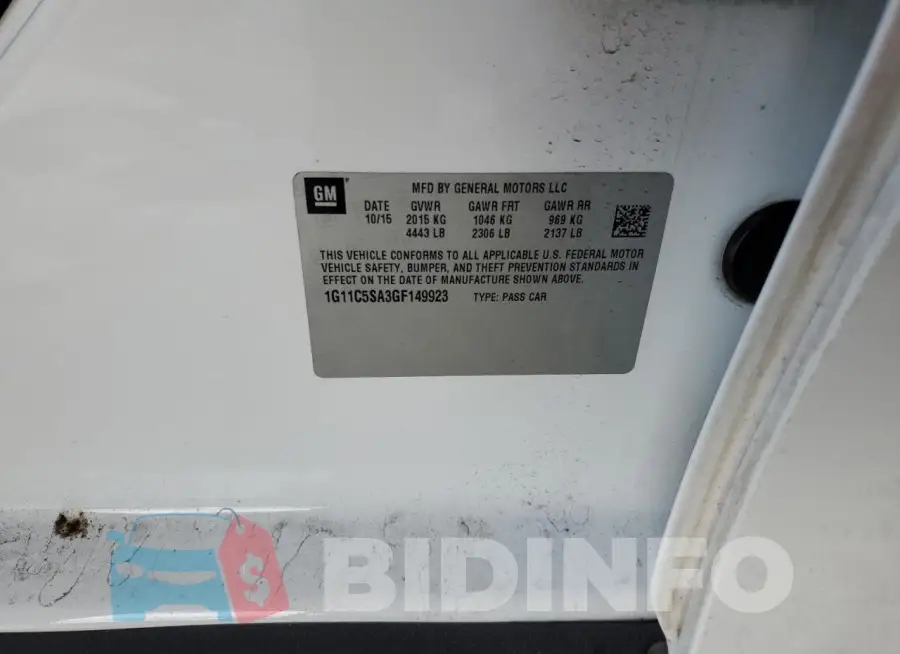 1G11C5SA3GF149923 Photo# 13