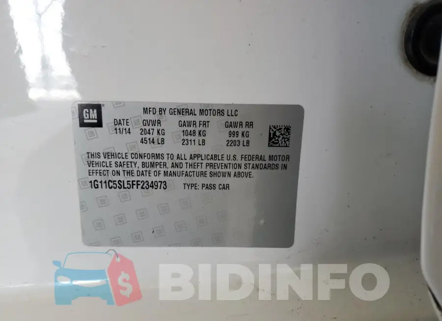 1G11C5SL5FF234973 Photo# 12