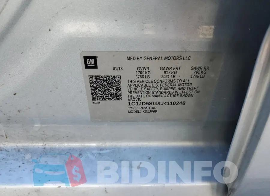 1G1JD5SGXJ4110248 Photo# 12