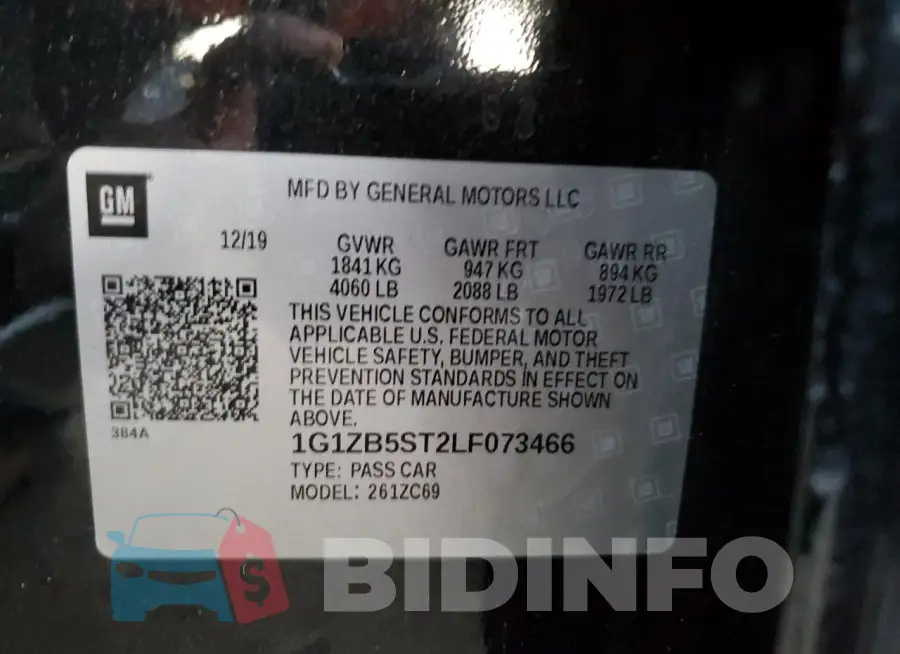 1G1ZB5ST2LF073466 Photo# 12