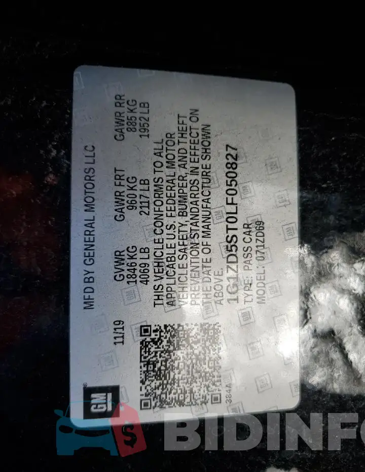 1G1ZD5ST0LF050827 Photo# 12