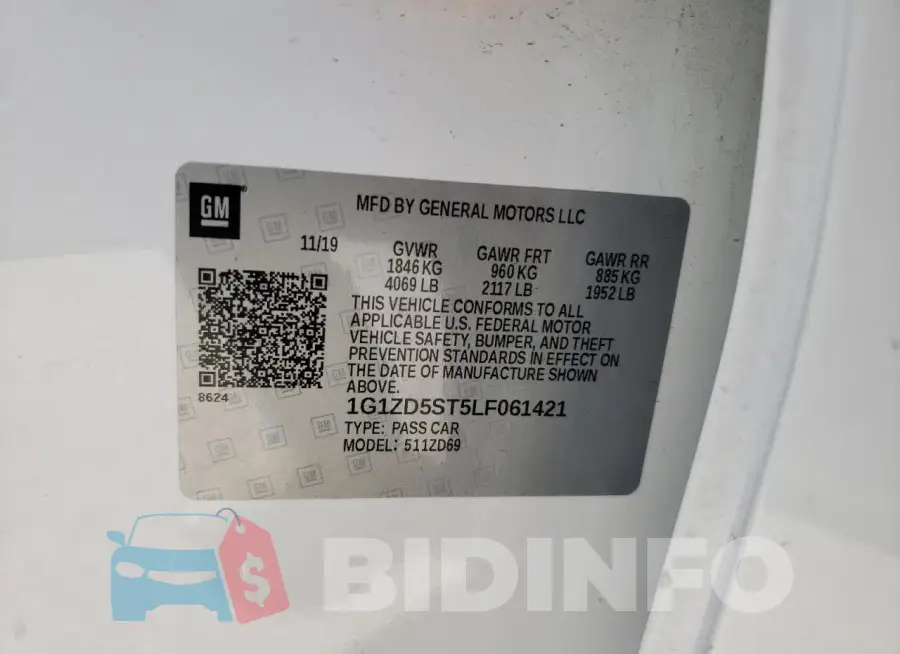 1G1ZD5ST5LF061421 Photo# 12