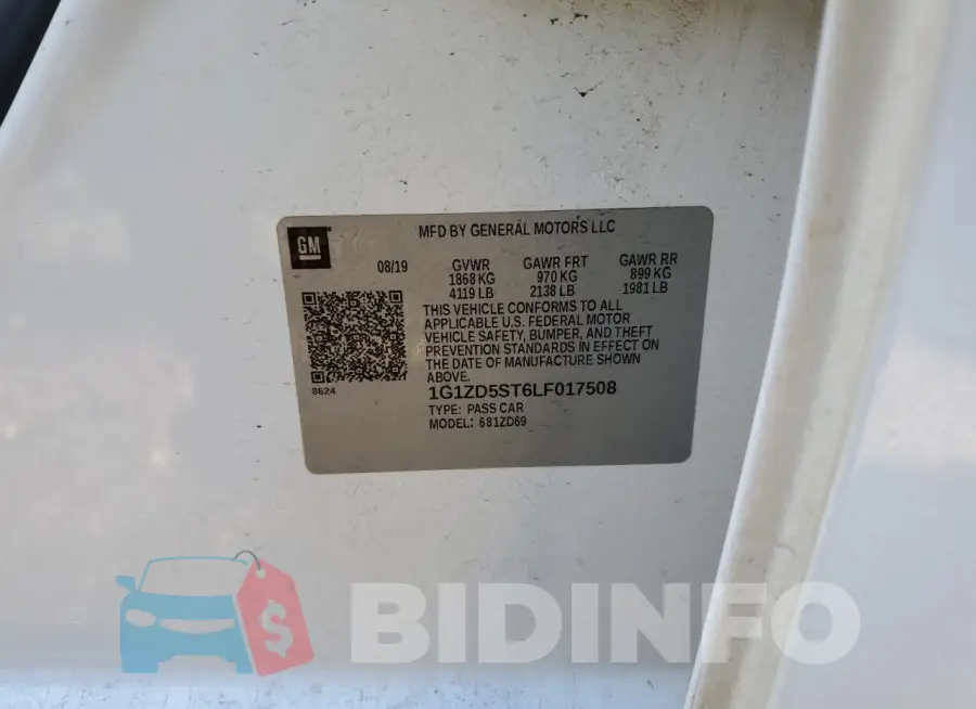 1G1ZD5ST6LF017508 Photo# 12