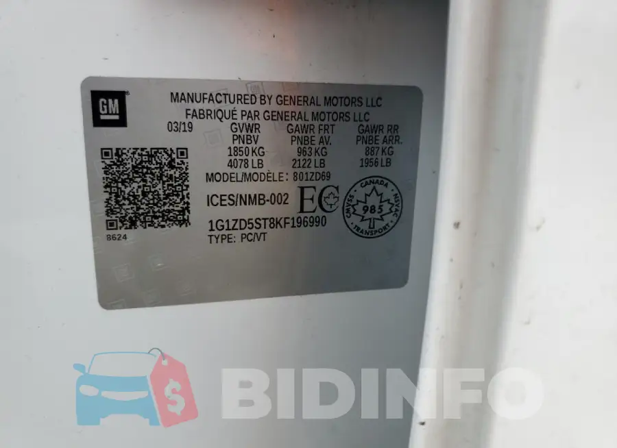 1G1ZD5ST8KF196990 Photo# 12