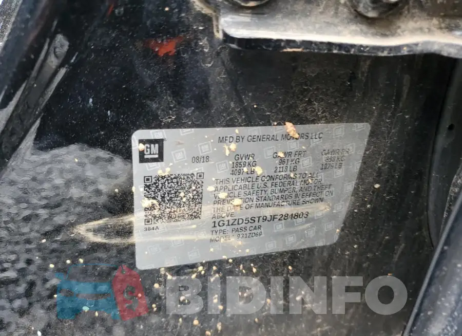 1G1ZD5ST9JF284803 Photo# 12