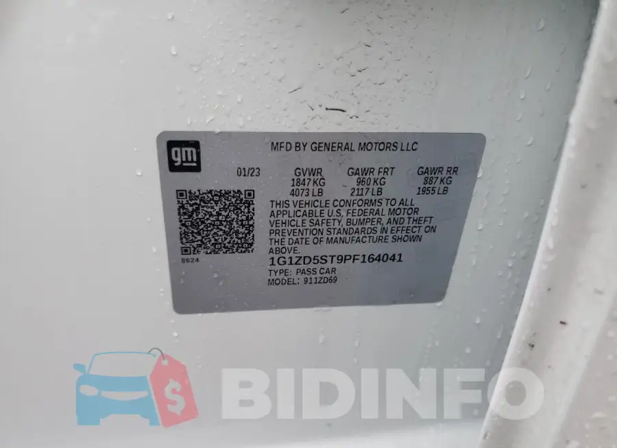 1G1ZD5ST9PF164041 Photo# 13