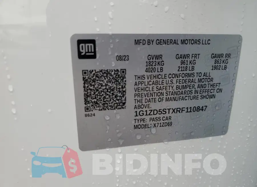 1G1ZD5STXRF110847 Photo# 12
