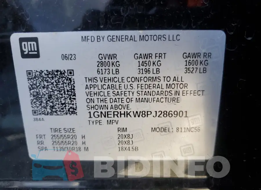 1GNERHKW8PJ286901 Photo# 13
