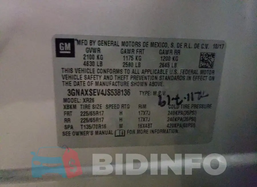3GNAXSEV4JS538136 Photo# 12