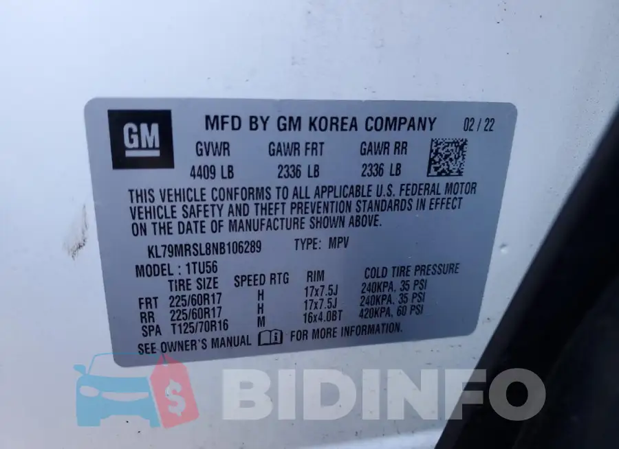 KL79MRSL8NB106289 Photo# 13