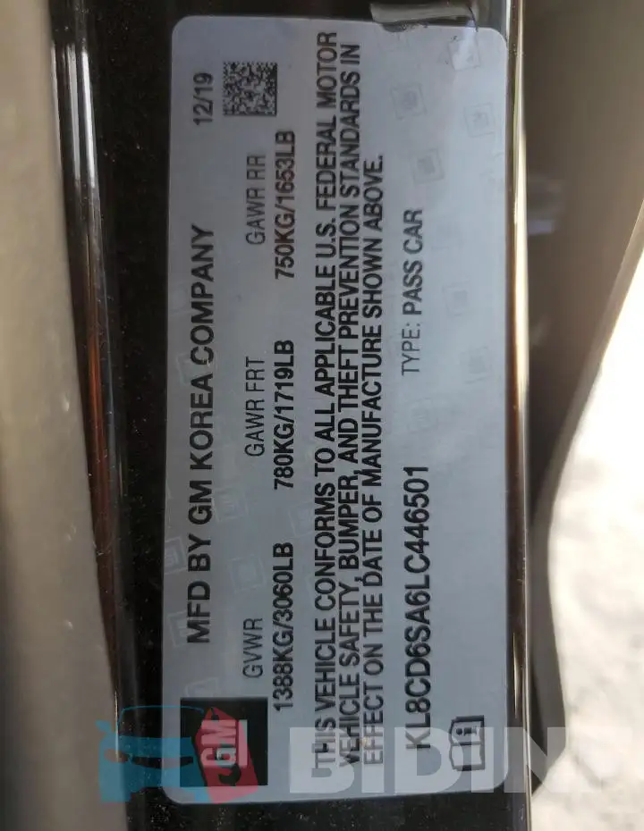 KL8CD6SA6LC446501 Photo# 12