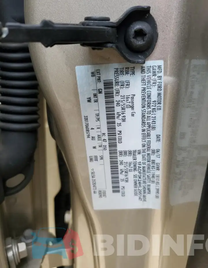 1FADP3K24HL295147 Photo# 12