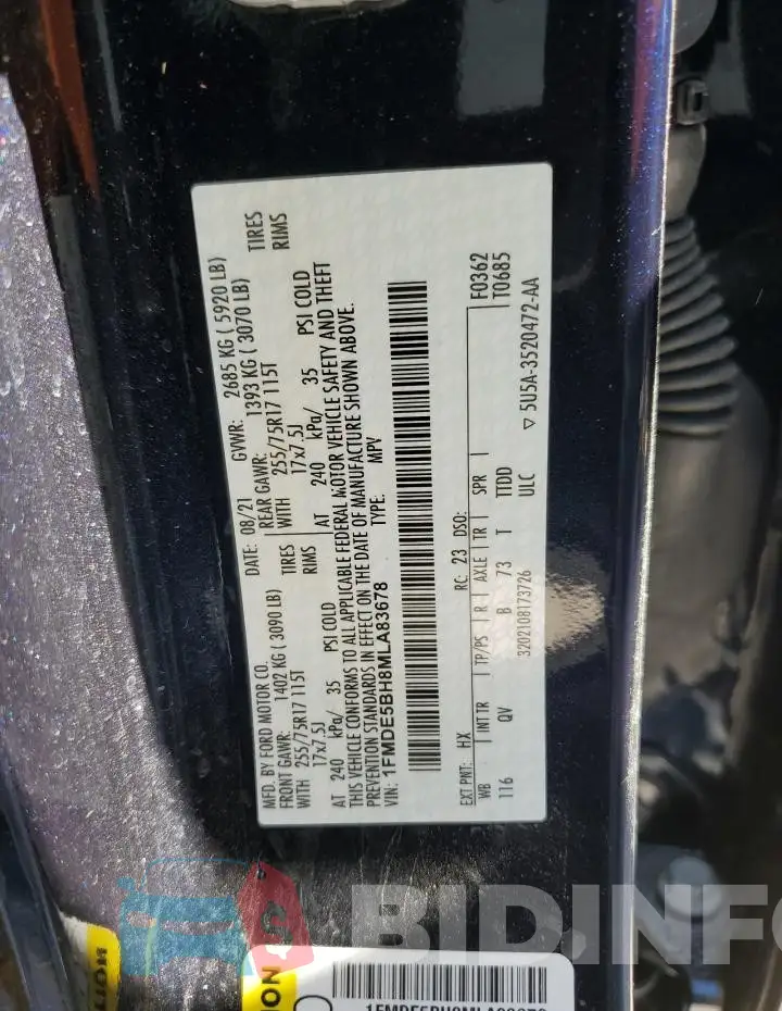 1FMDE5BH8MLA83678 Photo# 13