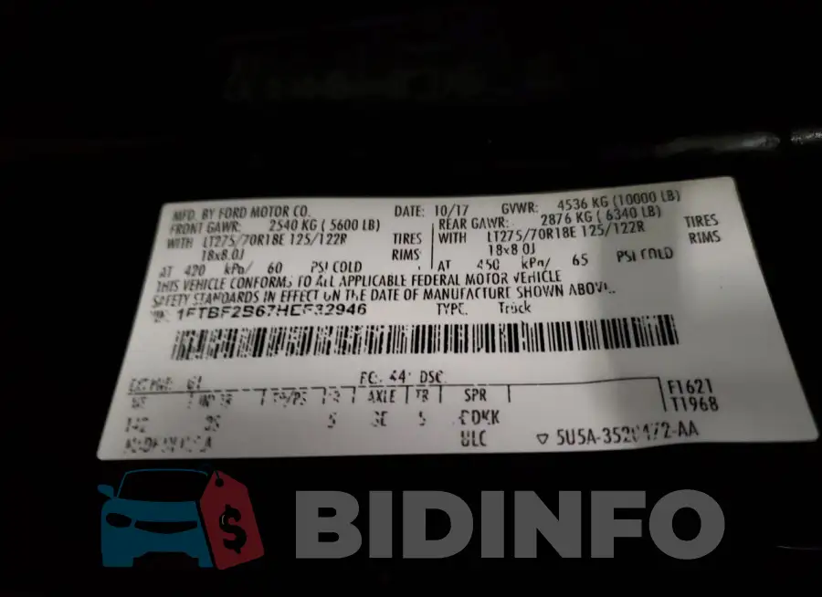 1FTBF2B67HEF32946 Photo# 12