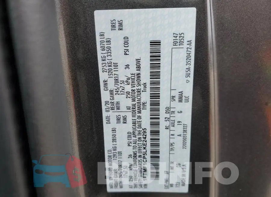 1FTMF1CP5LKE24295 Photo# 13