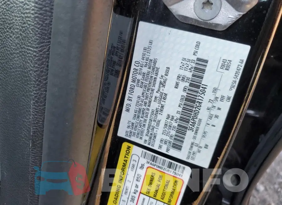 3FA6P0HD2GR175041 Photo# 12