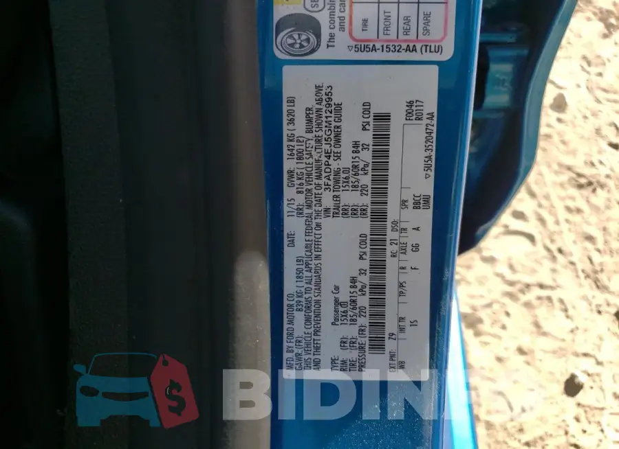3FADP4EJ5GM129953 Photo# 12