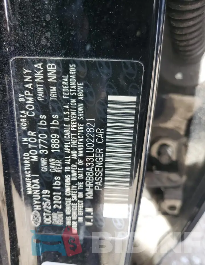 KMHRB8A33LU022821 Photo# 13