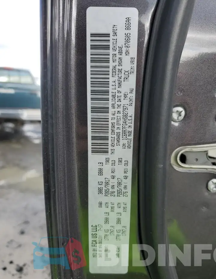 1C6RR7FG4HS827971 Photo# 12