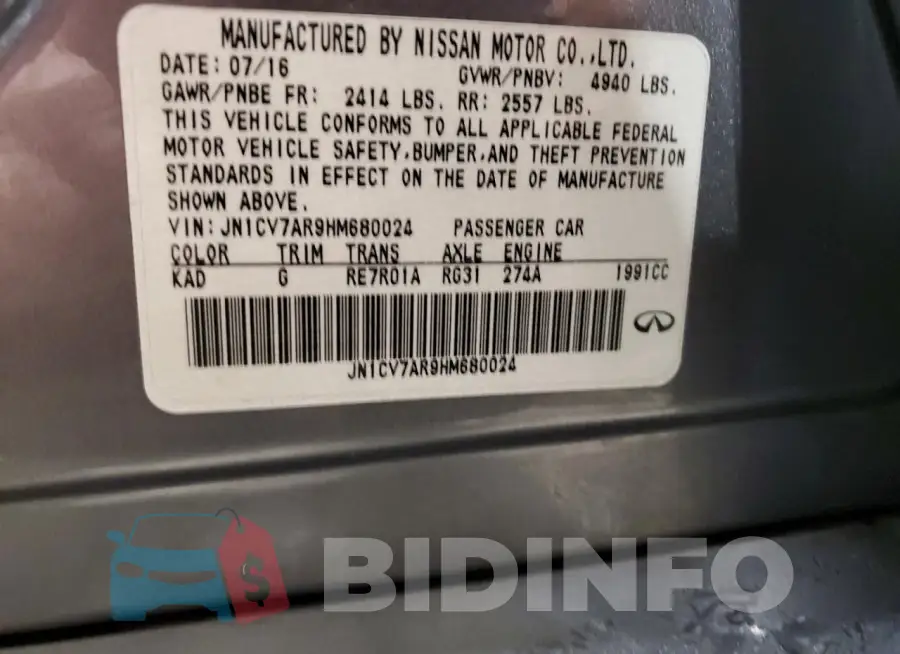 JN1CV7AR9HM680024 Photo# 12