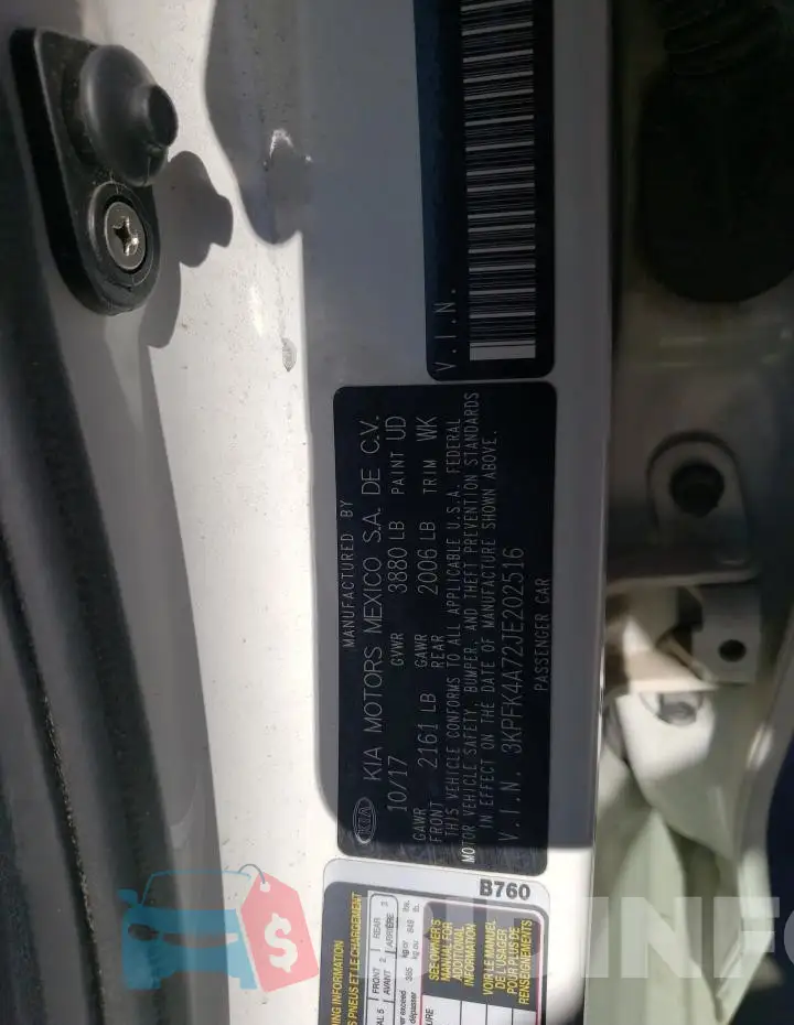 3KPFK4A72JE202516 Photo# 12
