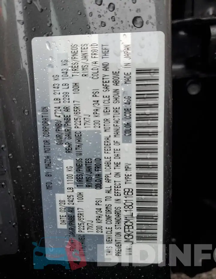 JM3KFBCM1L1801169 Photo# 14