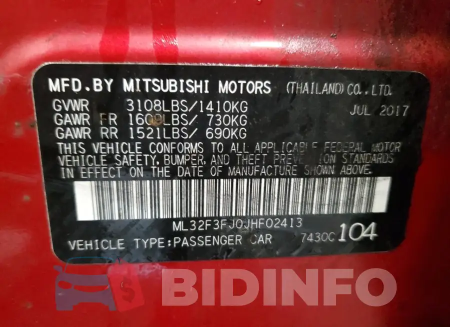ML32F3FJ0JHF02413 Photo# 12