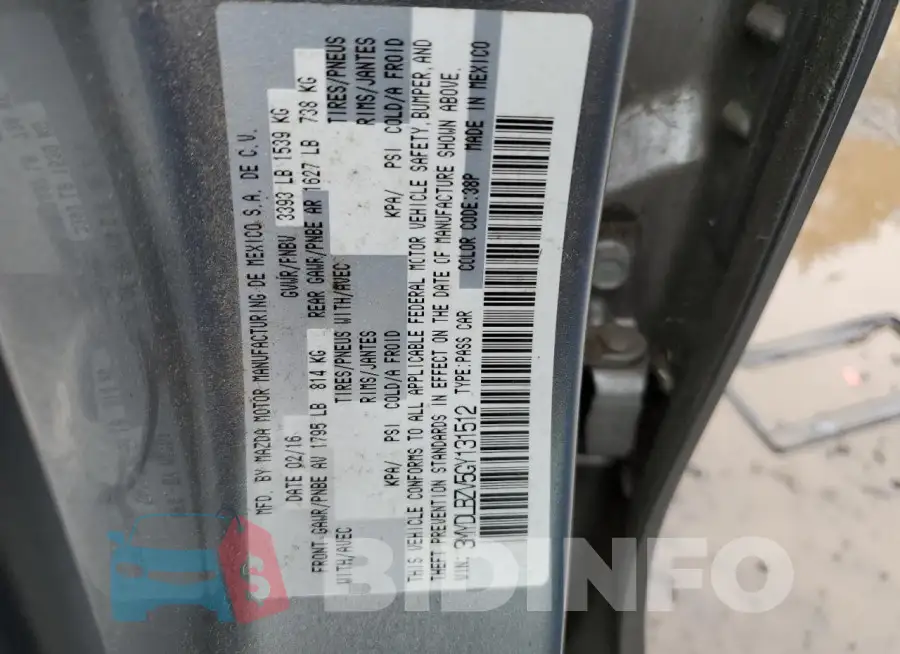 3MYDLBZV5GY131512 Photo# 13
