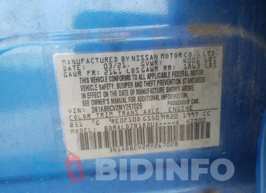3N1AB8CV2MY267028 Photo# 12